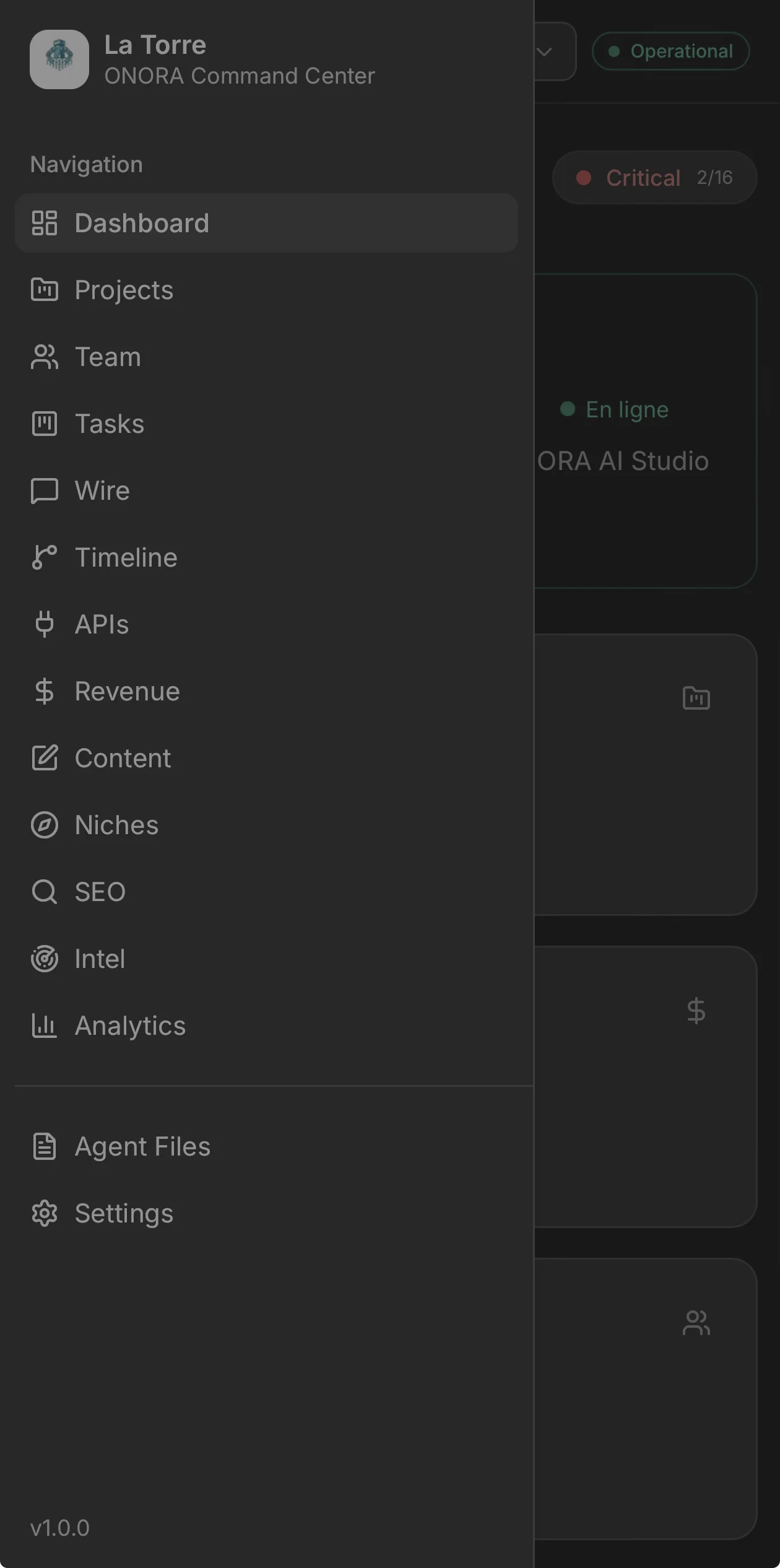 Profils et statistiques des agents