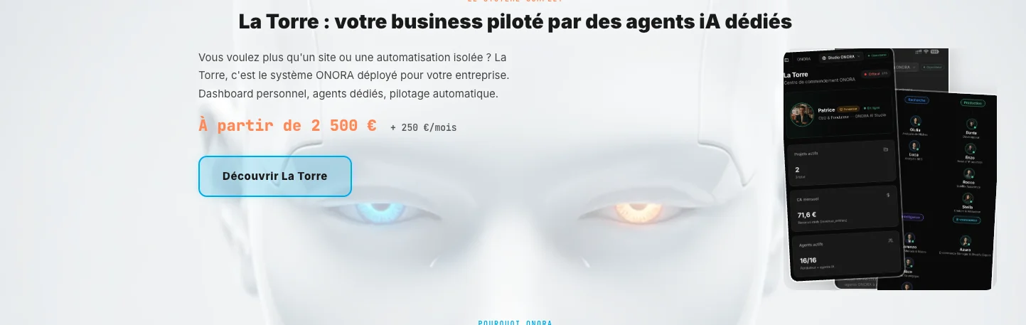 Vue d'ensemble système